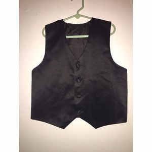 Jackets & Coats - Boys Black Vest Sz 10 wedding ring bearer Jackets & Coats - Boys Black Vest Sz 10 wedding ring bearer
