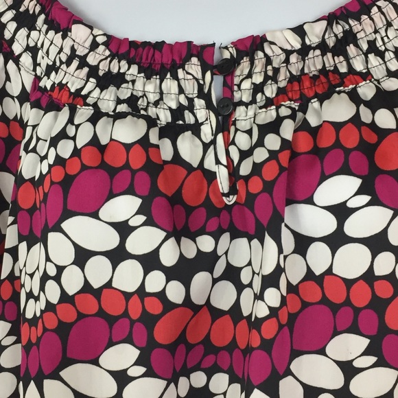 Worthington Side Tie Blouse Size L - Picture 3 of 8