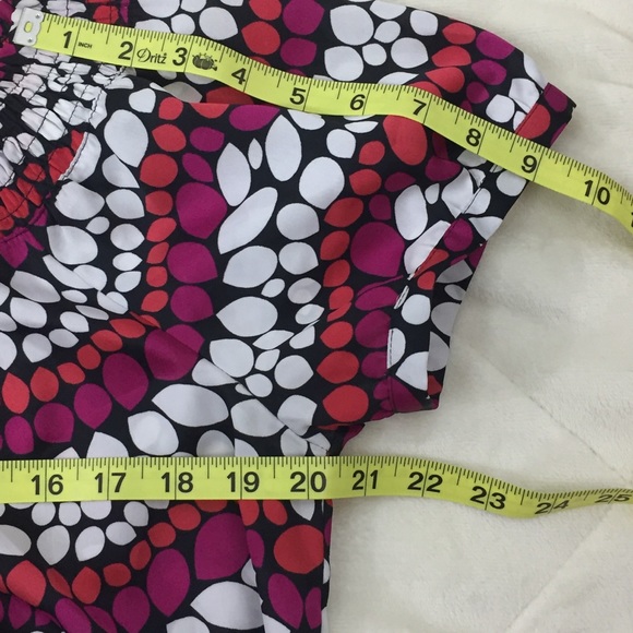 Worthington Side Tie Blouse Size L - Picture 7 of 8