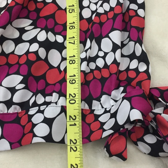 Worthington Side Tie Blouse Size L - Picture 8 of 8