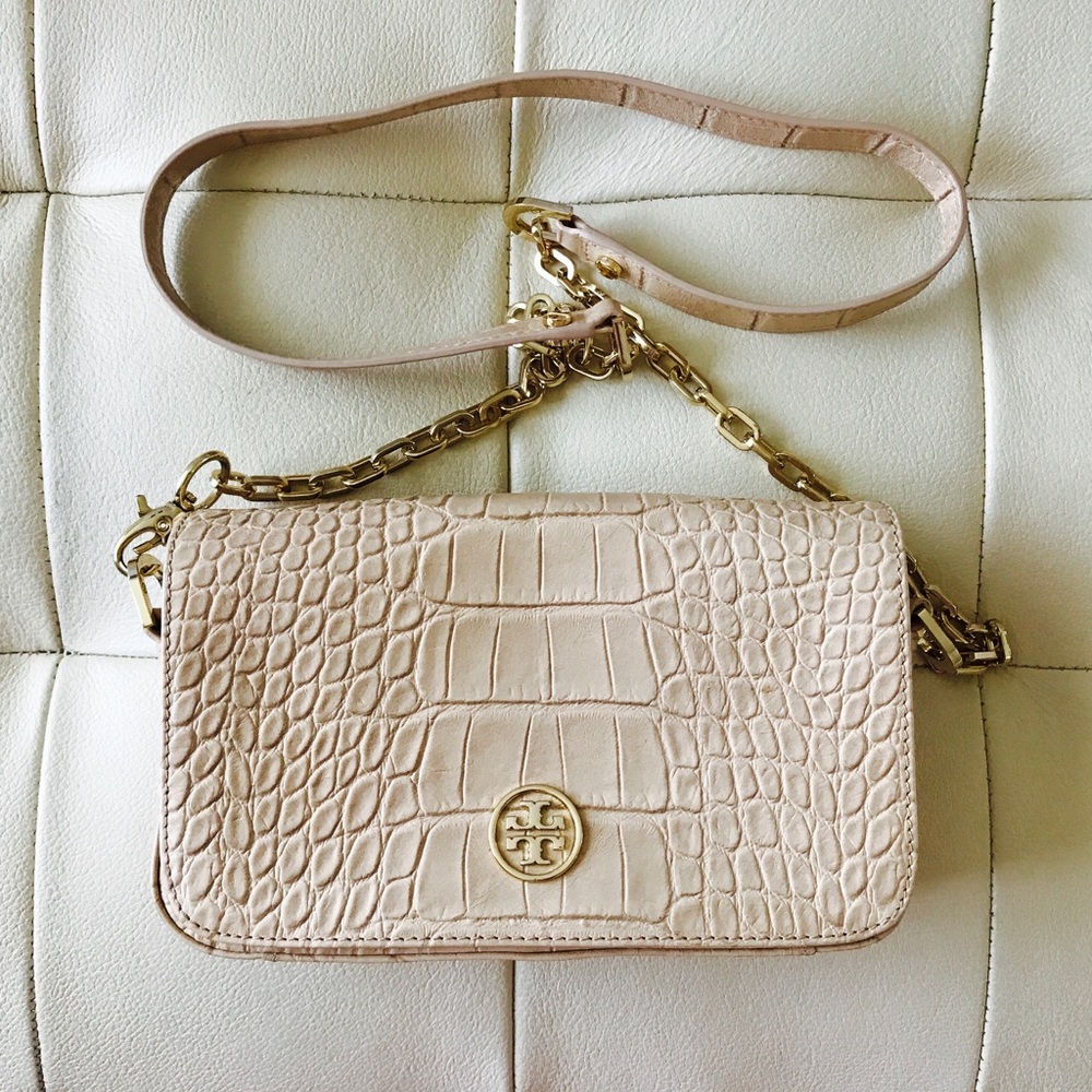 Tory Burch Robinson Mini Chain-strap Crossbody Bag