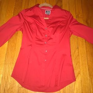 Red Button Down (women's)