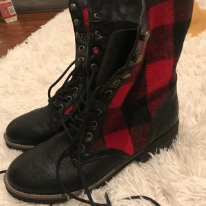 Madden Girl combat boots.