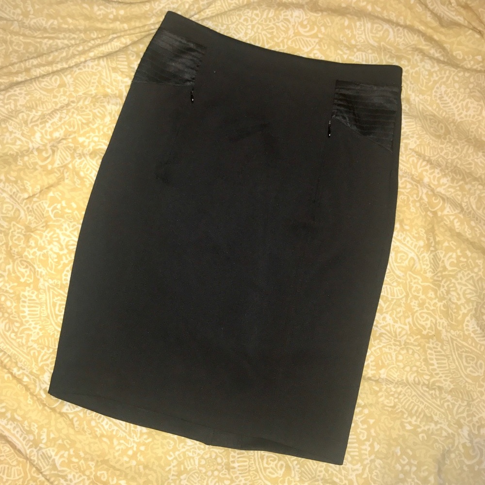 Black Classic Pencil Skirt