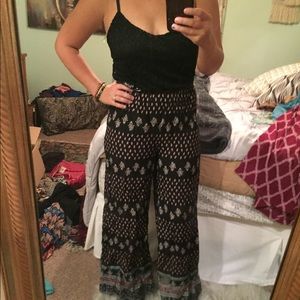 Long pants romper
