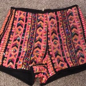 Forever 21 Sequin Shorts size small