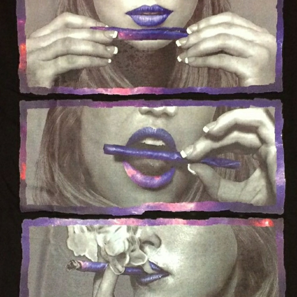 Roll It, Lick it, Smoke it (Purple) T-shirt