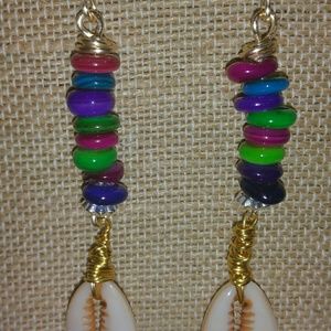 Shell Beaded Earrings