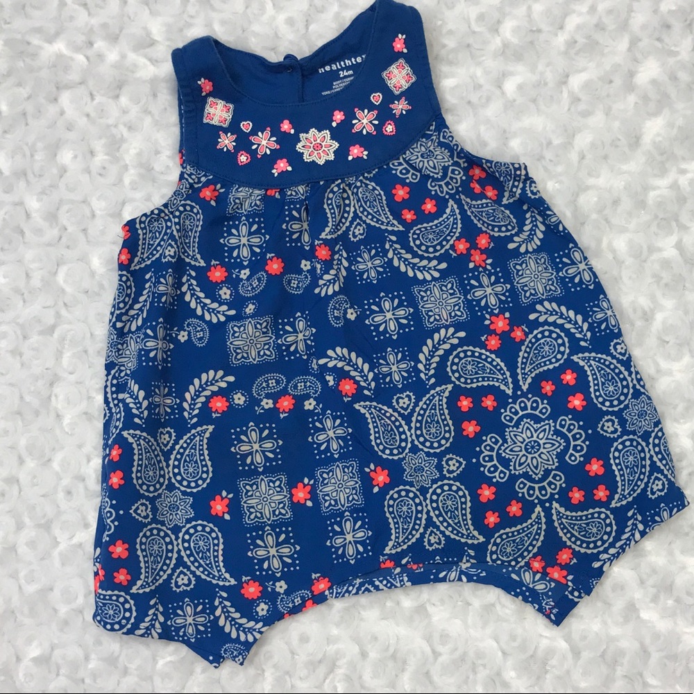 Girls 24 months 2T Sharkbite Sleeveless Tank Top