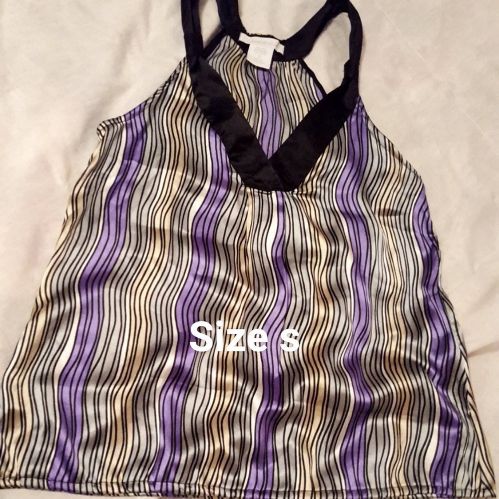 Satin silk printed cami blouse