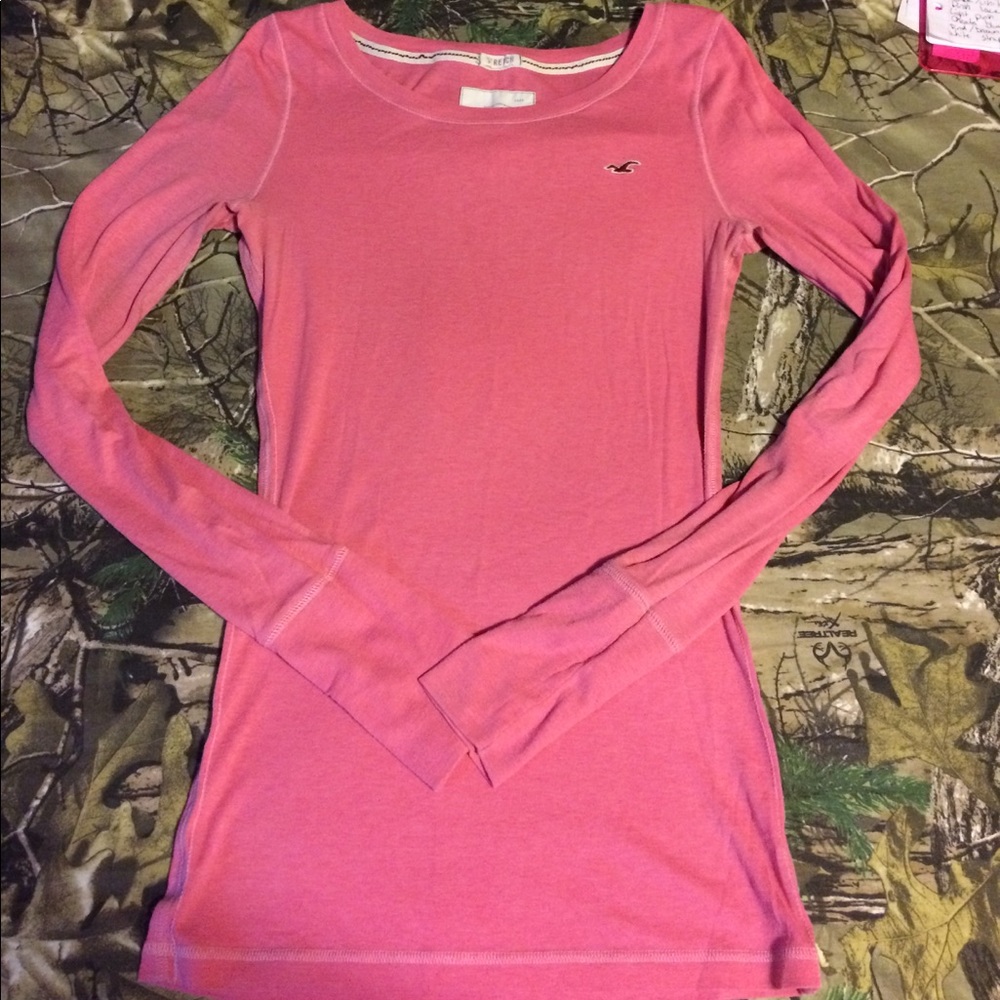 Pink Hollister long sleeve