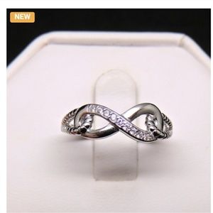 Infinity Sterling ring size 7