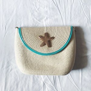 Magid Straw Crossbody Bag