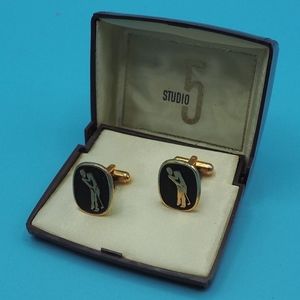 Vintage Studio 5 Golfer's Cufflink Set