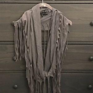 Riley infinite rocker scarf - Grey - M.Fredric