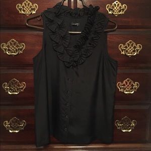 JCrew Sleevless Black Top