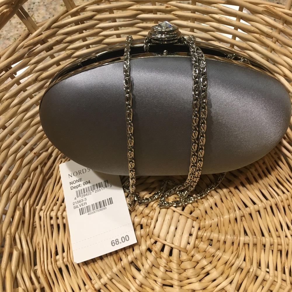 Sliver evening handbag