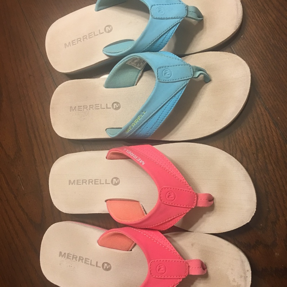 Merrell flip flops women's