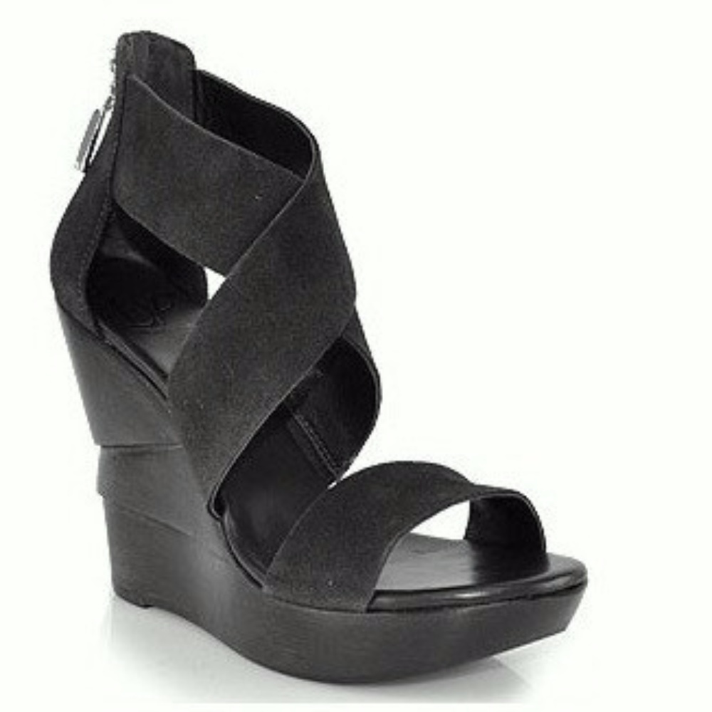 DVF Opal Suede Platform Sandals