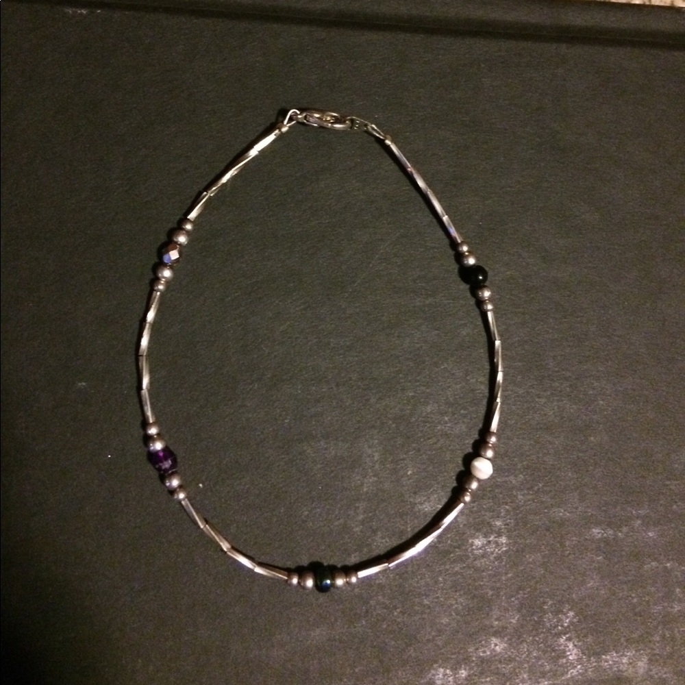 Metal ankle bracelet