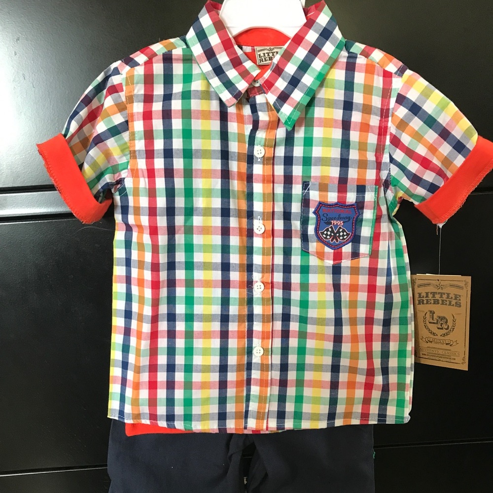 Toddler boy colorful 3 piece set