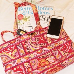 Vera Bradley Raspberry Fizz Small Tote
