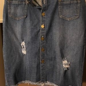 Denim skirt size 14 never worn