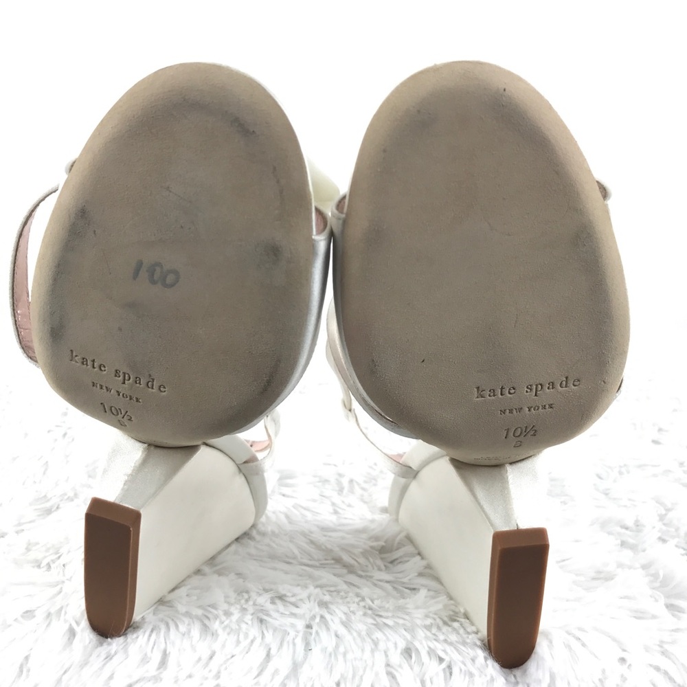 Kate Spade Ileene Bridal Ivory sandals 10.5 - Picture 4 of 6