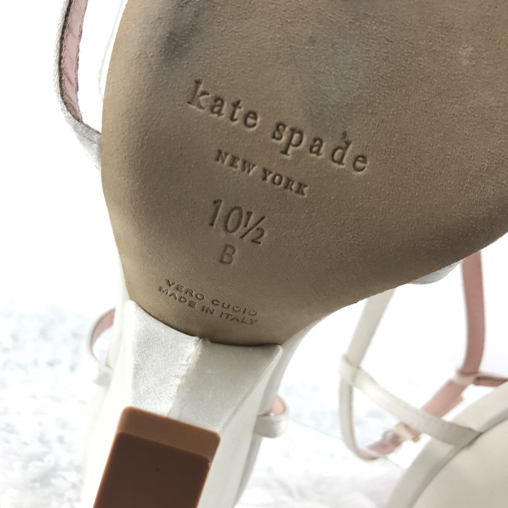 Kate Spade Ileene Bridal Ivory sandals 10.5 - Picture 5 of 6