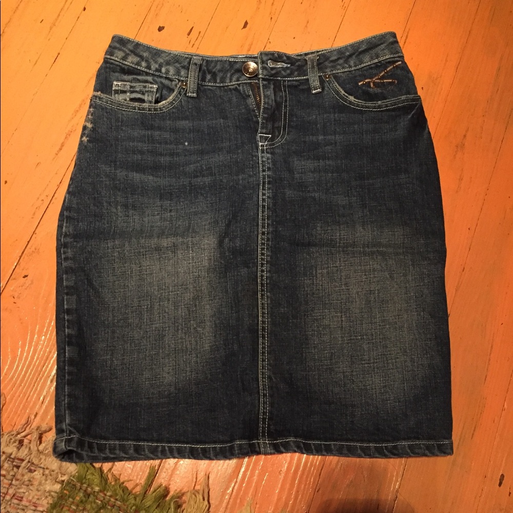 Denim skirt