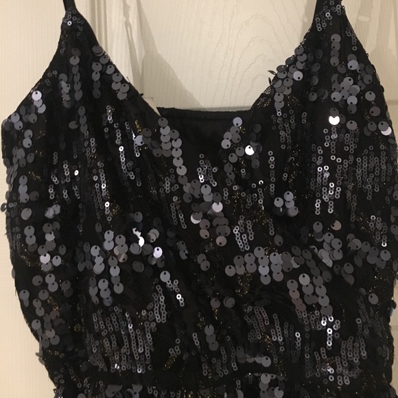 Navy sequin dress - Picture 2 of 4