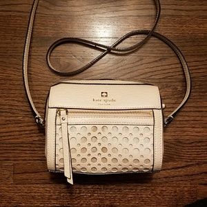 Kate Spade Creamy Beige Leather Crossbody