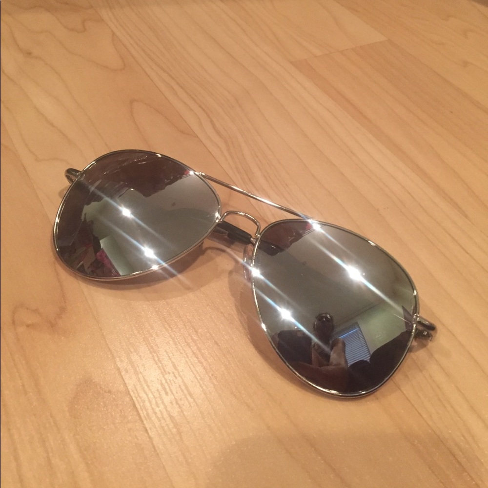Aviator reflector sunglasses