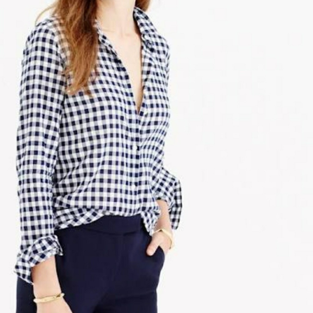 J. Crew Checkered Boy Shirt