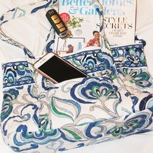 Vera Bradley Mediterranean White Bag