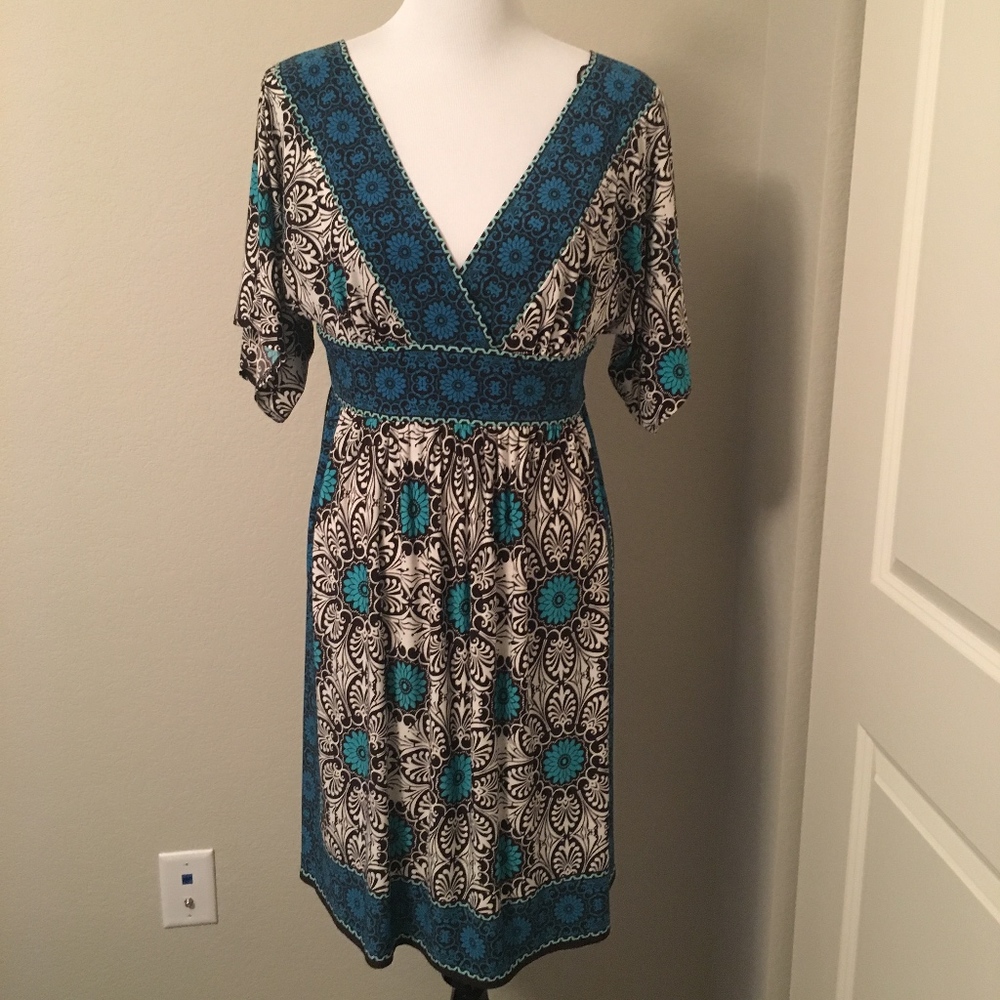 Maggy London Floral Print Dress - Sz 12