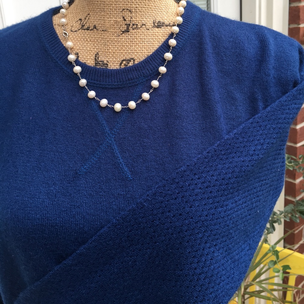 Blue sweater size S