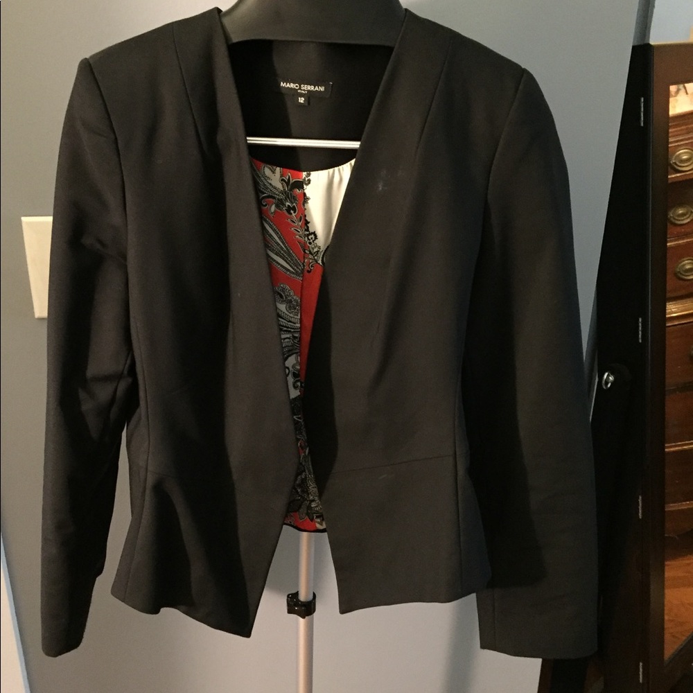 Open front blazer