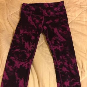 Lululemon Tie Dye Crop Legging