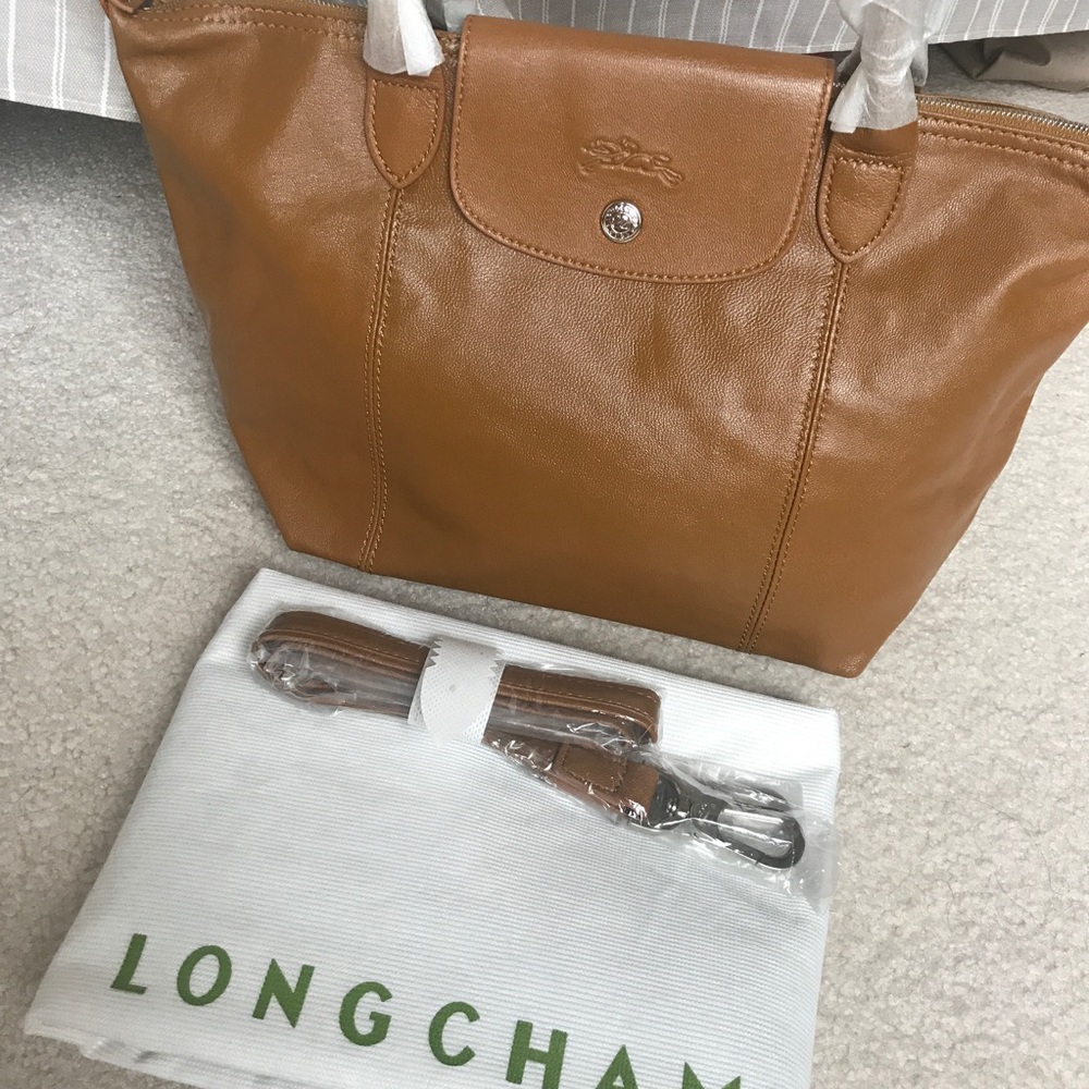 Longchamp le pliage cuir for demoschetti