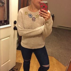 Embellished J Crew Sweater **today only sale**