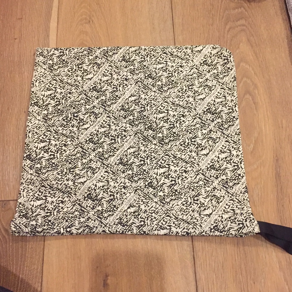 Rebecca Minkoff dust bag black and white