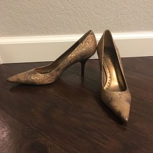 BCBGirls Metallic and Matte Finish Heels-Sz 7.5