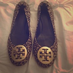 Tory Burch Leopard Print Flats