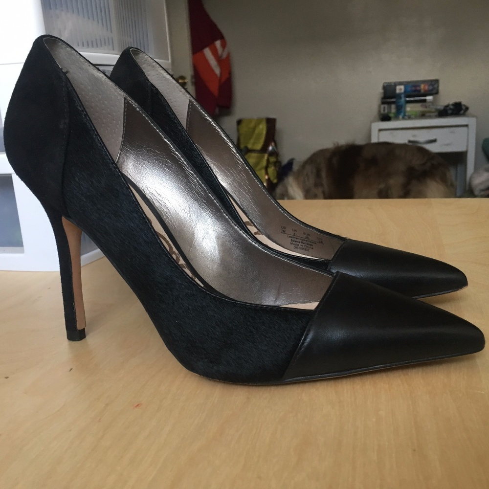 Sam Edelman Desiree heel! leather, suede,calf-hair