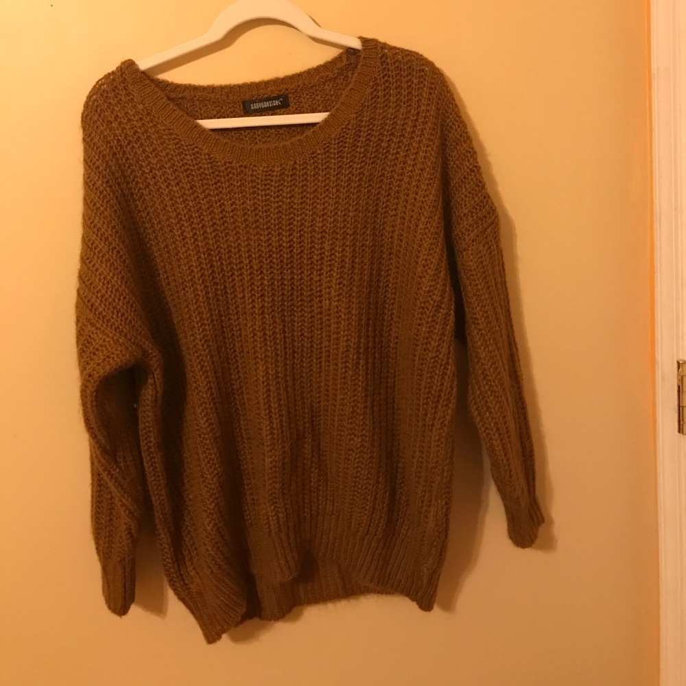 Brown oversized sweater
