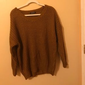Brown oversized sweater