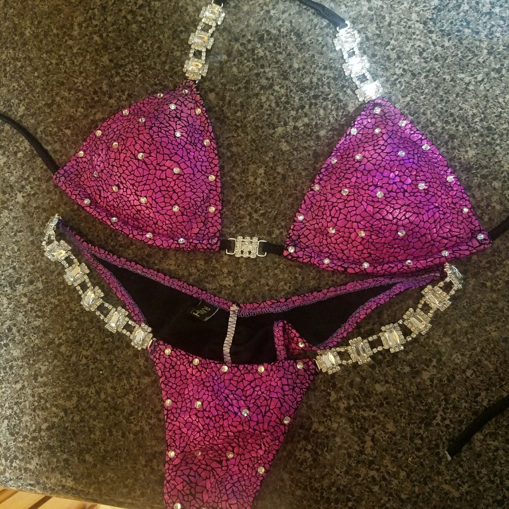 NPC Competition Ravish Sands Rhinestone Bikini
