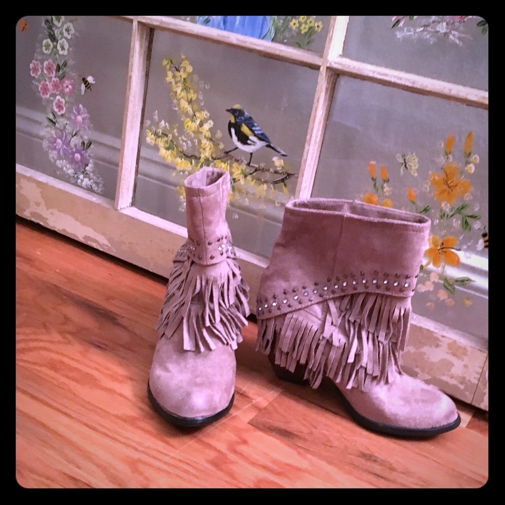 Fringe Suede Boots from Buckle