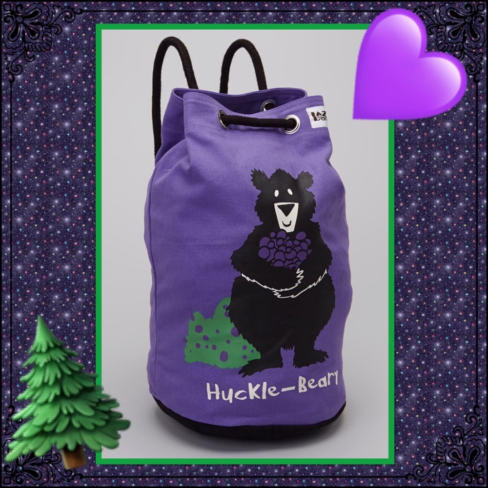 Purple Huckle-Beary Tote